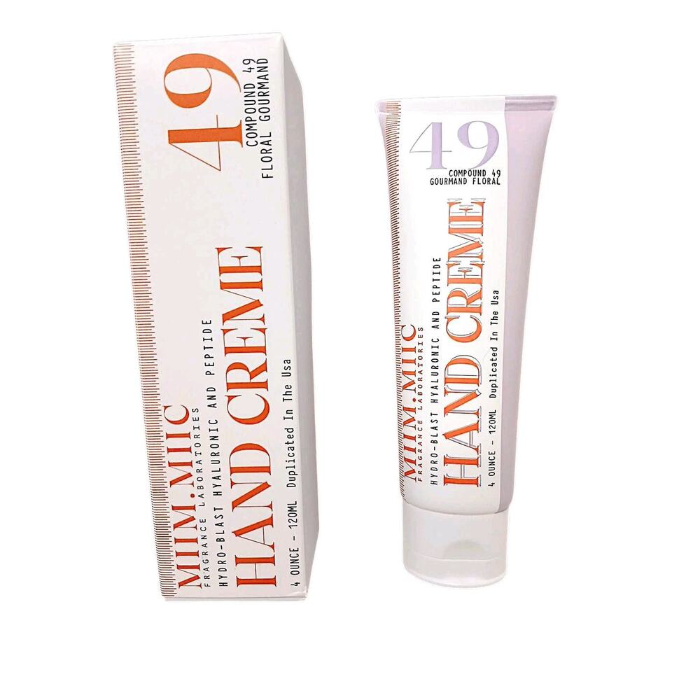 MIIM MIIC Hydro-Blast Hand‎ Creme 4 oz Compound 49 Gourmand Floral Hyaluronic